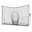 VEVOR Golf Practice Hitting Net, Huge 10.8x7ft Golf Net, Personal Driving Range for Indoor Outdoor Use, Portable Home Golf Aid Net with Target/Fiberglass Frame/Carry Bag, Gift for Men, Golf Lovers