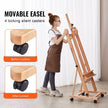 VEVOR Studio H-Frame Easel Holds Canvas Art up to 48