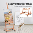 VEVOR Studio H-Frame Easel Holds Canvas Art up to 48