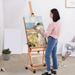 VEVOR Studio H-Frame Easel Holds Canvas Art up to 48