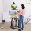 VEVOR Studio H-Frame Easel Holds Canvas Art up to 77