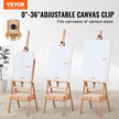 VEVOR Studio H-Frame Easel Holds Canvas Art up to 36