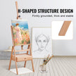 VEVOR Studio H-Frame Easel Holds Canvas Art up to 36