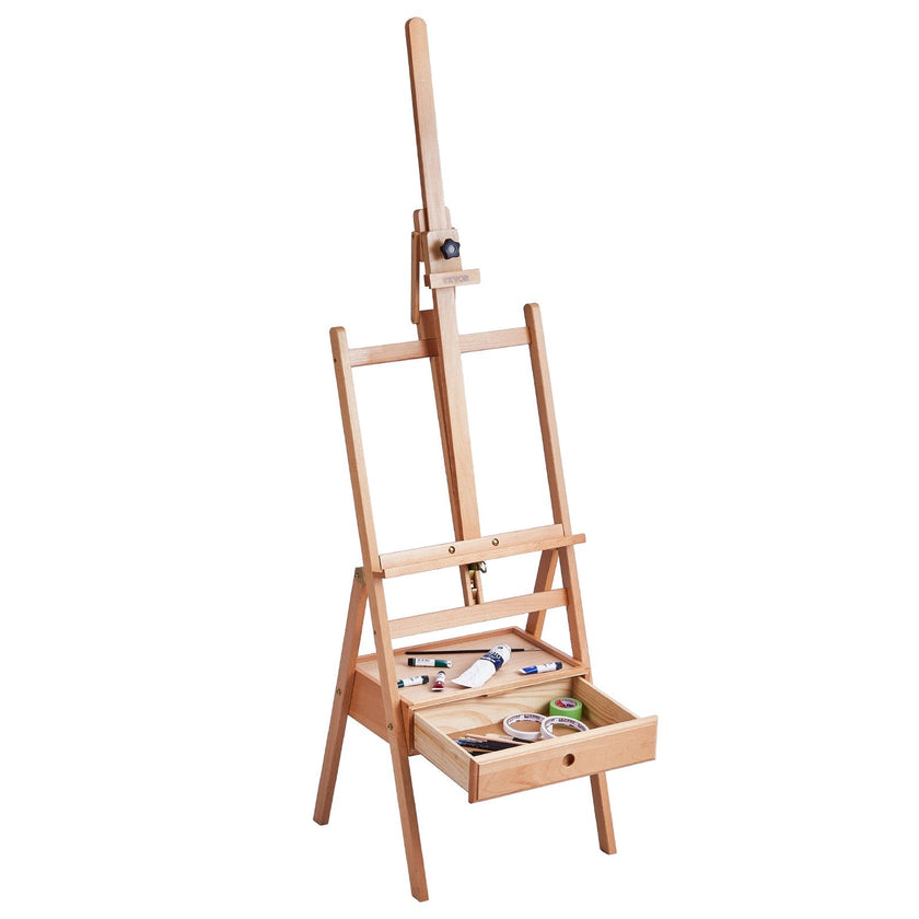 VEVOR Studio H-Frame Easel Holds Canvas Art up to 36