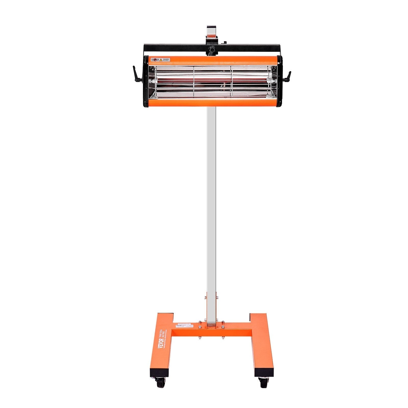 VEVOR Infrared Curing Lamp, 1500W 1-60 min Timing, Auto Heating Car Curing Light with Bracket, 3.44 sq.ft Baking Area Spray Baking Booth Heaters, Paint Dryer for On-Site Repair, Engine Drying