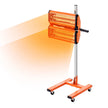 VEVOR Infrared Curing Lamp, 2200W 1-60 min Timing, Auto Heating Car Curing Light with Bracket, 5.17 sq.ft Baking Area Spray Baking Booth Heaters, Paint Dryer for On-Site Repair, Engine Drying