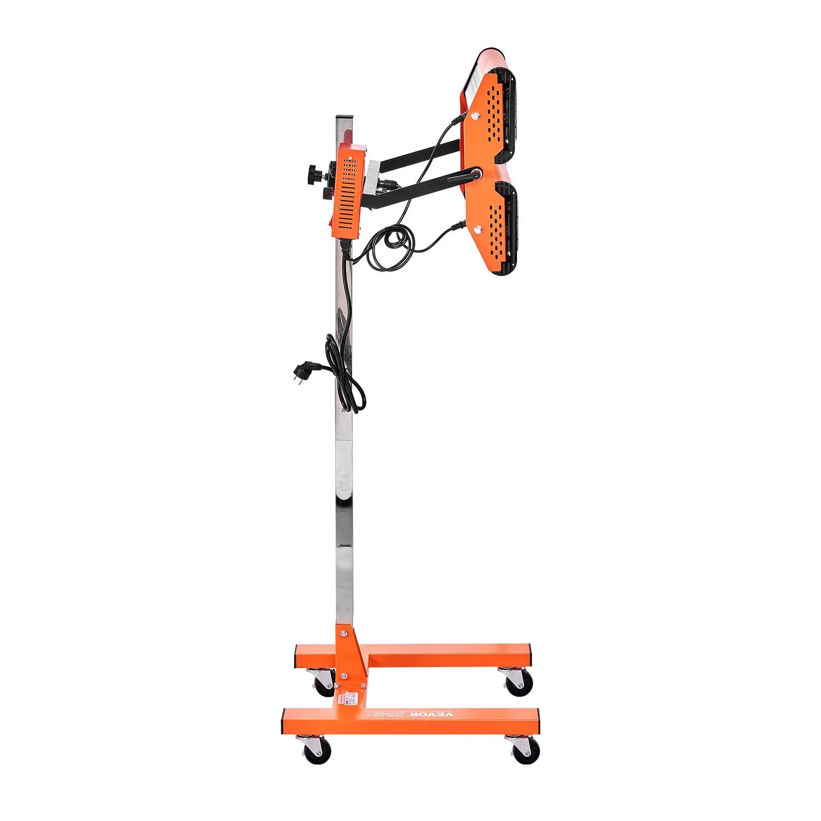 VEVOR Infrared Curing Lamp, 2200W 1-60 min Timing, Auto Heating Car Curing Light with Bracket, 5.17 sq.ft Baking Area Spray Baking Booth Heaters, Paint Dryer for On-Site Repair, Engine Drying