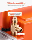 VEVOR Vacuum Pump 4 CFM HVAC Single Stage Rotary Vane Vacuum Pump Oil Included