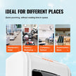 VEVOR Punch Time Clock, Time Tracker Machine for Employees of Small Business, 6 Punches per Day, Time Clock Punch Machine Includes 102 Time Cards, 1 Ink Ribbon and 2 Security Keys