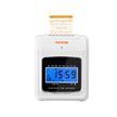 VEVOR Punch Time Clock, Time Tracker Machine for Employees of Small Business, 6 Punches per Day, Time Clock Punch Machine Includes 102 Time Cards, 1 Ink Ribbon and 2 Security Keys
