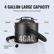 VEVOR Ash Vacuum Cleaner, 4 Gallon with 1200W Powerful Suction, Ash Vac Collector with 47.2 in Flexible Hose, for Fireplaces, Pellet Stoves, Wood Stove, Log Burner, Grills, Pizza Ovens, Fire Pits
