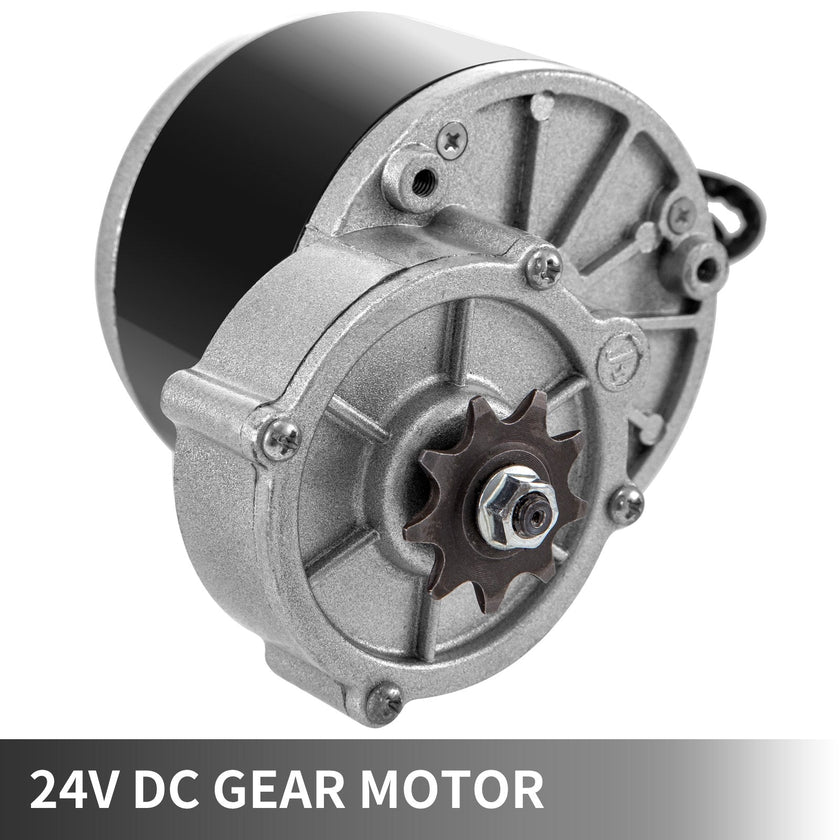 VEVOR Bicycle Reduction Motor 250W 24V Geared Motor 2700RPM 14.3A Brushes Motor with Twist Kit for Electric Bike Conversion Kit Electric Bicycle Scooter Motor