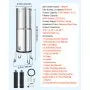 Gravity-Fed Water Filter System 3.25 Gallon | 304 Stainless Steel Countertop Water Filtration System with Stand & Filters