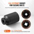 VEVOR Axle Nut Impact Socket Set 1/2