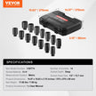 VEVOR Axle Nut Impact Socket Set 1/2