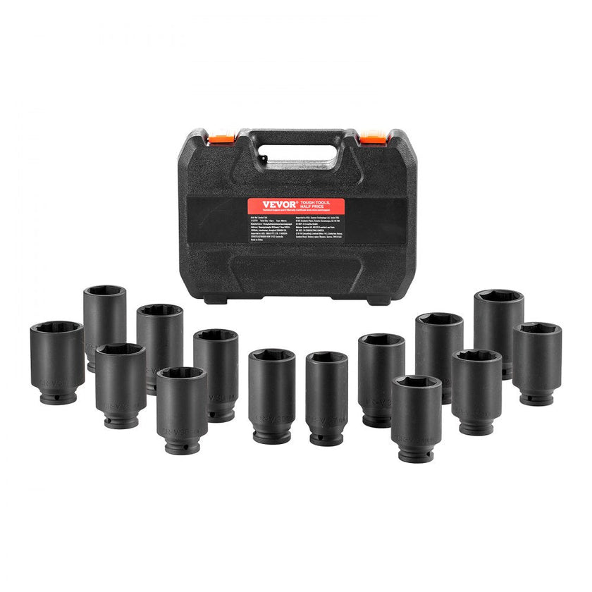VEVOR Axle Nut Impact Socket Set 1/2