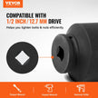 VEVOR Axle Nut Impact Socket Set 1/2