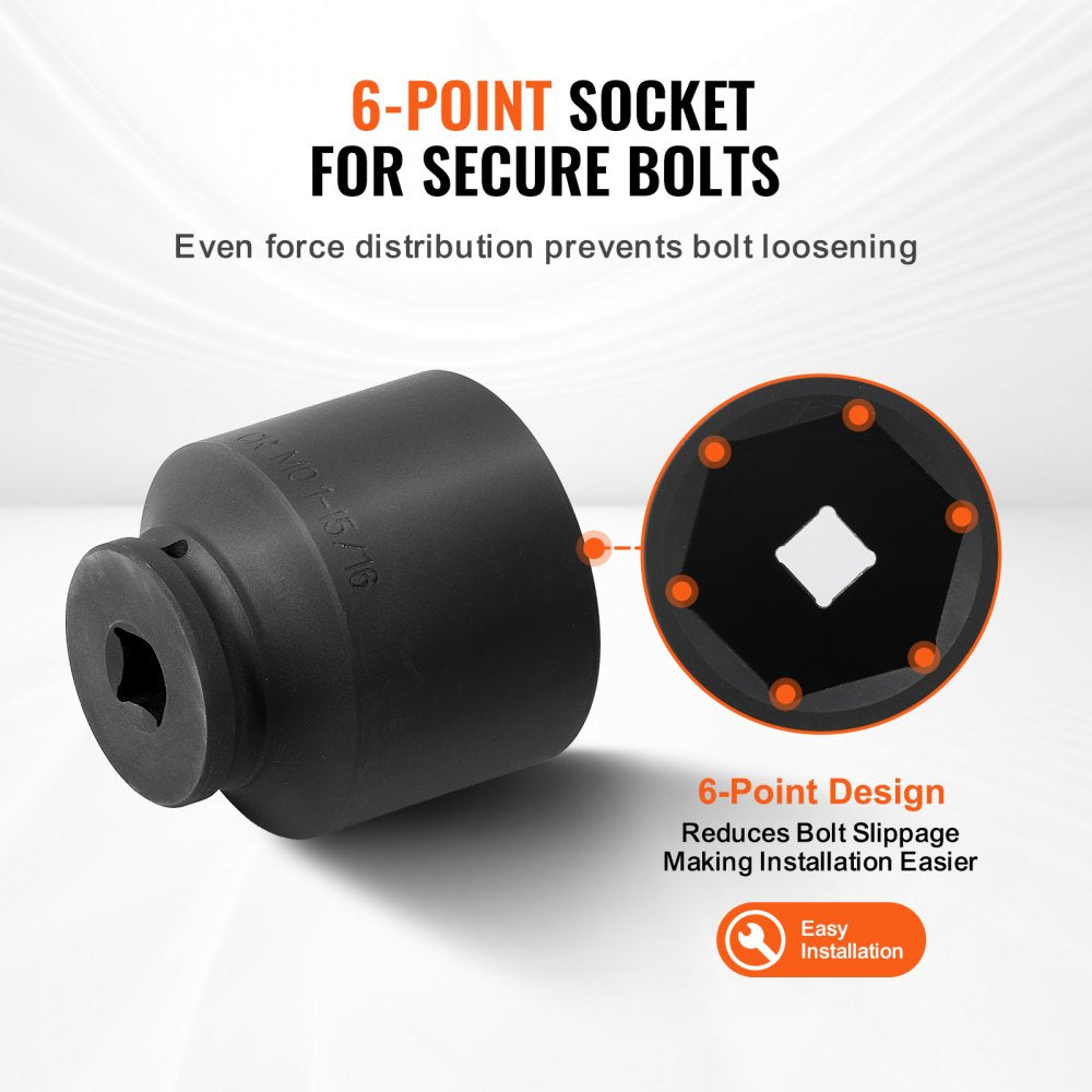 VEVOR Axle Nut Impact Socket Set 1/2