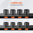 VEVOR Axle Nut Impact Socket Set 3/4