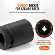 VEVOR Axle Nut Impact Socket Set 3/4