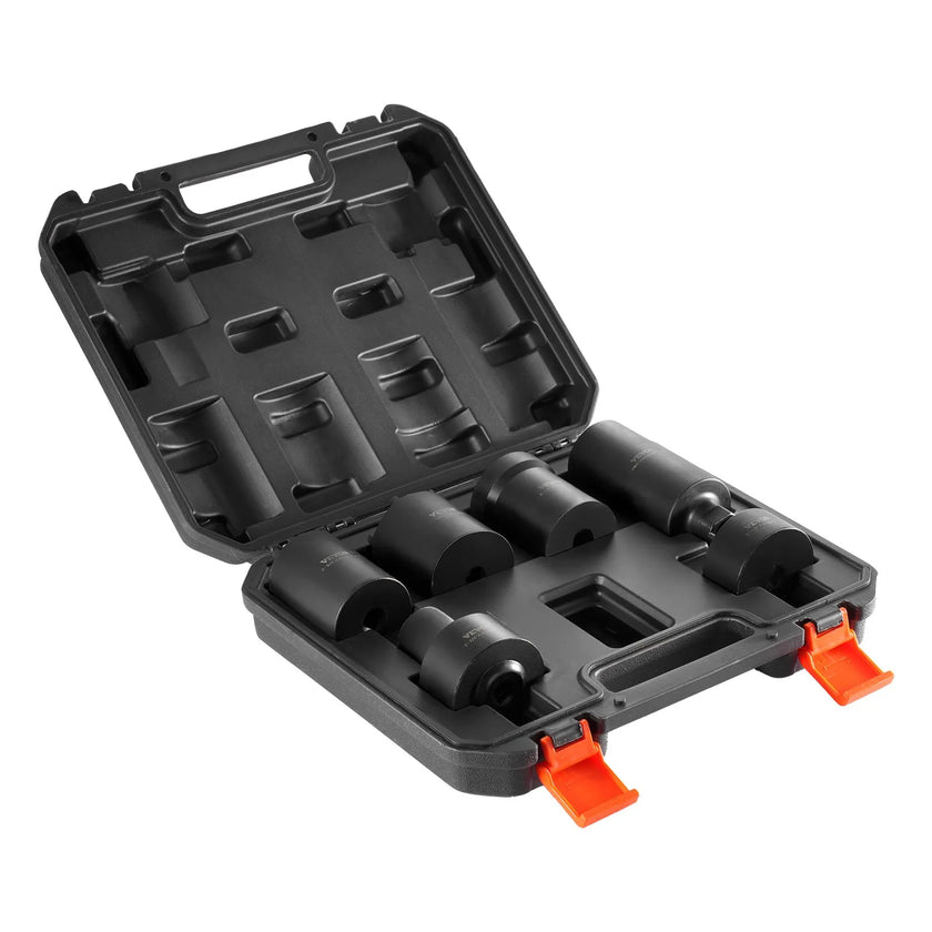 VEVOR Spindle Nut Socket Tool Kit 1/2 inch Drive 6 Piece Axle Hub Nut Socket Set