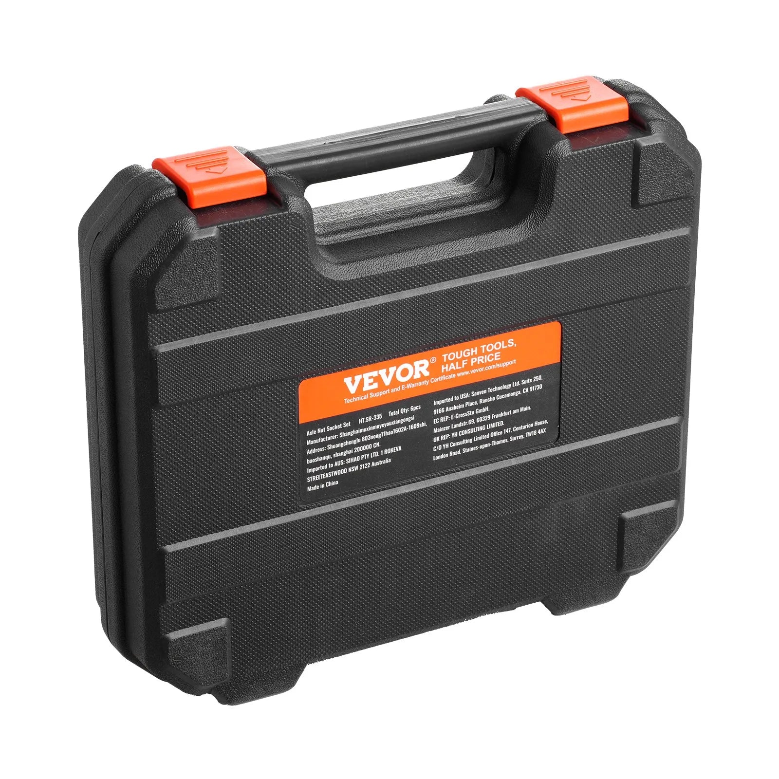 VEVOR Spindle Nut Socket Tool Kit 1/2 inch Drive 6 Piece Axle Hub Nut Socket Set
