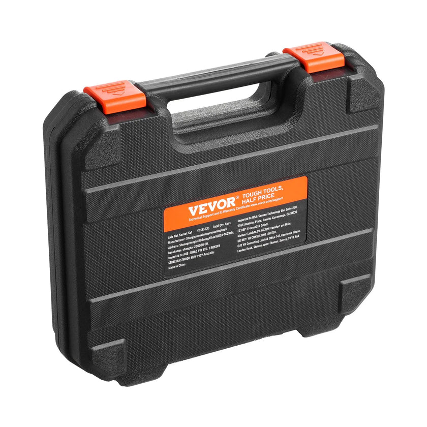 VEVOR Spindle Nut Socket Tool Kit 1/2 inch Drive 6 Piece Axle Hub Nut Socket Set