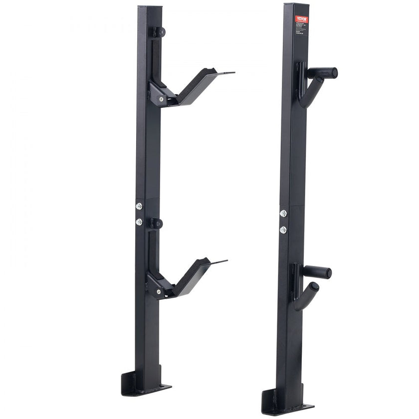 VEVOR Trimmer Rack, 2 Place Weeder Trimmer Rack, Trim Holder Trailer Rack Carrier with Zinc Alloy Password Lock, Mount On Landscape Truck Trailer Enclosed Trimmer Rack Weed Eater Racks, Pair