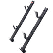 VEVOR Trimmer Rack, 2 Place Weeder Trimmer Rack, Trim Holder Trailer Rack Carrier with Zinc Alloy Password Lock, Mount On Landscape Truck Trailer Enclosed Trimmer Rack Weed Eater Racks, Pair