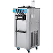 VEVOR Commercial Ice Cream Machine, 21-31 L/H Yield, 1800W 3-Flavor Freestanding Soft Serve Ice Cream Maker,  2 x 5.5L Stainless Steel Cylinder, LED Panel Auto Clean Pre-cooling, for Restaurant Bars