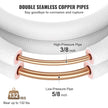 VEVOR Mini Split Copper Line Set 16ft Length, Copper Pipes for Mini Split Air Conditioner 3/8