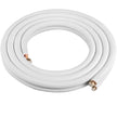 VEVOR Mini Split Copper Line Set 16ft Length, Copper Pipes for Mini Split Air Conditioner 3/8