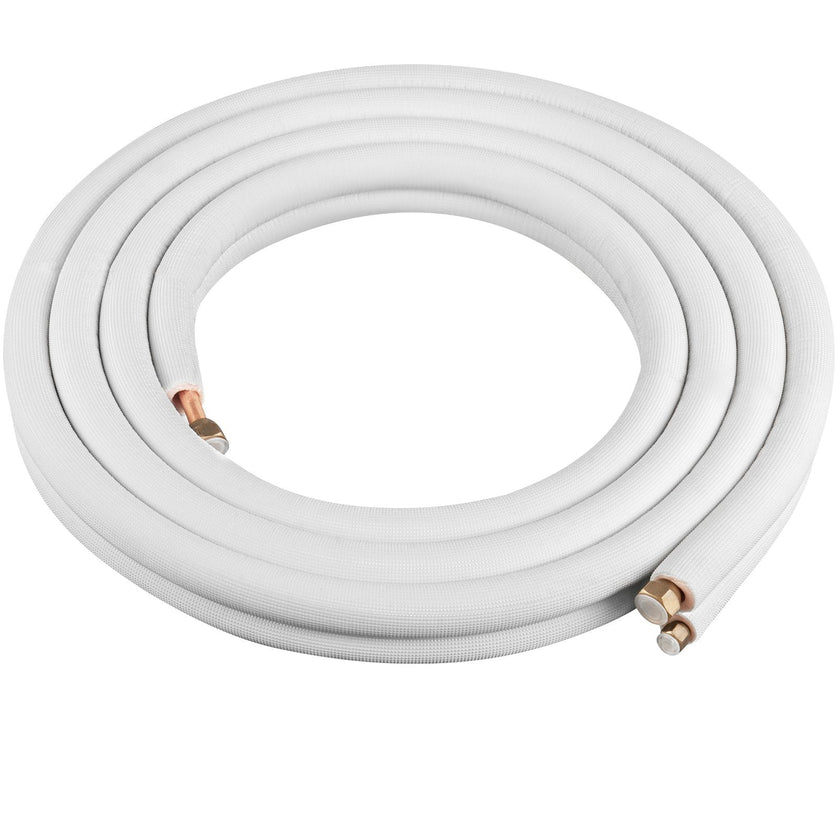 VEVOR Mini Split Copper Line Set 16ft Length, Copper Pipes for Mini Split Air Conditioner 3/8