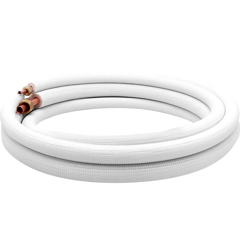 VEVOR Mini Split Copper Line Set 16ft Length, Copper Pipes for Mini Split Air Conditioner 3/8