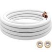 Copper Line Set Copper Pipes for Mini Split Air Conditioner 25' 3/8