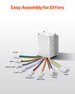 250W Electric Powerful DC Motor Kit 24V 2700rpm with Upgraded Speed Controller