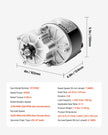 250W Electric Powerful DC Motor Kit 24V 2700rpm with Upgraded Speed Controller