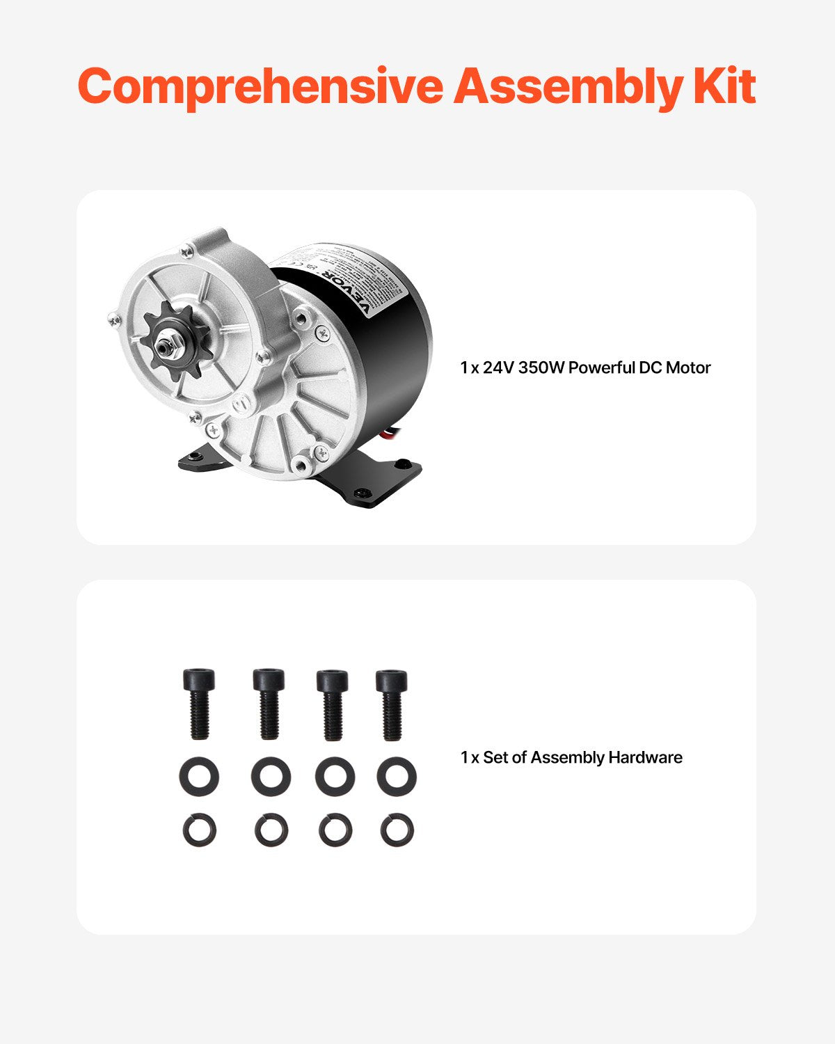 350W Electric Powerful DC Motor 24V 3000rpm Motor for E-Bike Dirt Bike DIY