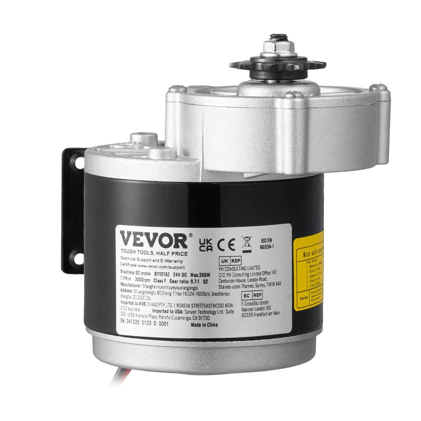 350W Electric Powerful DC Motor 24V 3000rpm Motor for E-Bike Dirt Bike DIY