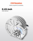 VEVOR 450W Electric Brushed DC Motor Kit 36V 3000rpm with Upgraded Controller