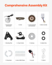 VEVOR 450W Electric Brushed DC Motor Kit 36V 3000rpm with Upgraded Controller