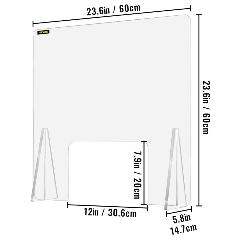 VEVOR Sneeze Guard for Counter 24