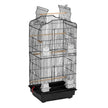 VEVOR Large Bird Cage 62 in Rolling Metal Parakeet Cage for Cockatiels Parrot