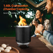 VEVOR Tabletop Fire Pit 6 inch Stainless Steel Fireplace Indoor Outdoor Black