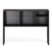 VEVOR Desktop Bookshelf Black Desktop Storage Organizer 1-Tier for Office & Home