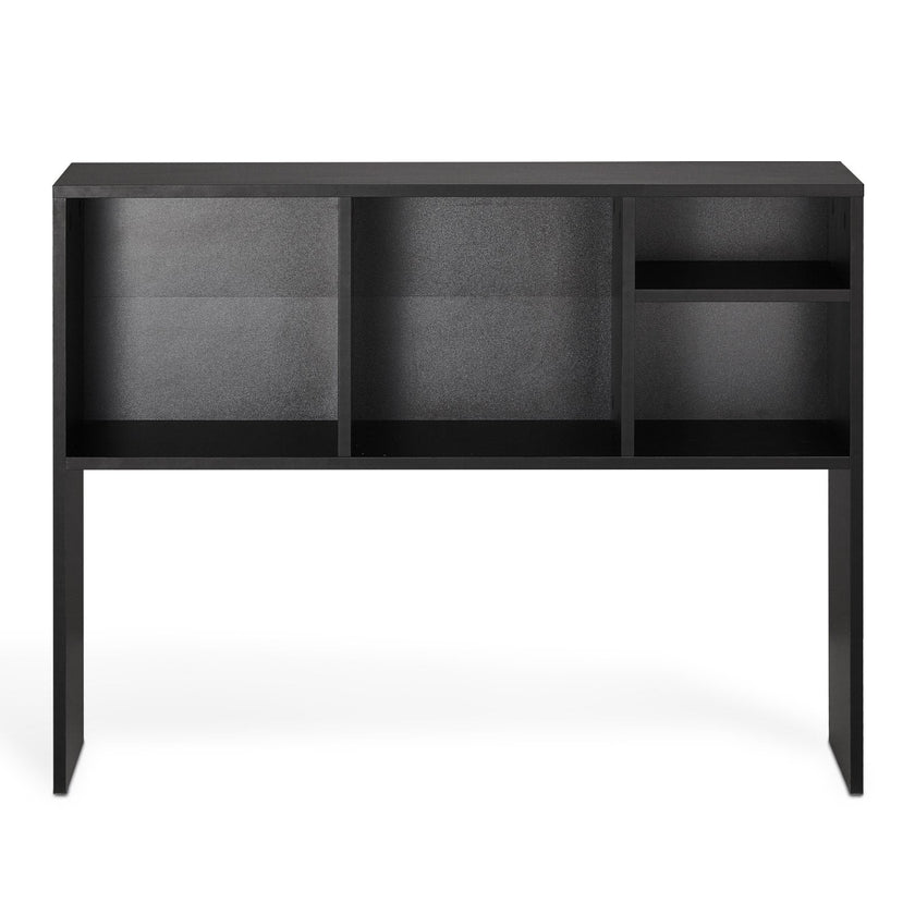 VEVOR Desktop Bookshelf Black Desktop Storage Organizer 1-Tier for Office & Home