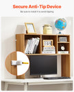 VEVOR Desktop Bookshelf Wood Desktop Storage Organizer 1-Tier for Office & Home