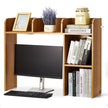 VEVOR Desktop Bookshelf Wood Desktop Storage Organizer 2-Tier for Office & Home