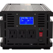 VEVOR Power Inverter, 2500W Modified Sine Wave Inverter, DC 12V to AC 120V Car Converter, with LCD Display, Remote Controller, LED Indicator, AC Outlets Inverter for Truck RV Car Boat Travel Camping