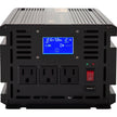 VEVOR Power Inverter, 2000W Modified Sine Wave Inverter, DC 12V to AC 120V Car Converter, with LCD Screen, Remote Controller, LED Indicator, AC Outlets Inverter for Truck RV Car Boat Travel Camping